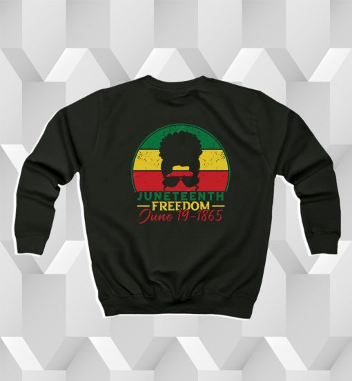 Juneteenth Black Freedom Sweatshirt dv