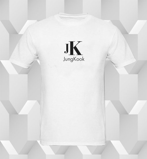 BTS Jungkook CK JK T Shirt