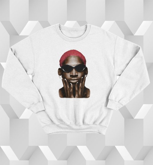 Dennis Rodman Red Hair Sweatshirt