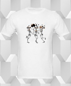 Disney Mickey Skeleton Dancing Halloween T Shirt