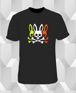 Psychedelic Bunny Psycho Bunny T Shirt