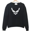 Air force racerback front sweatshirt