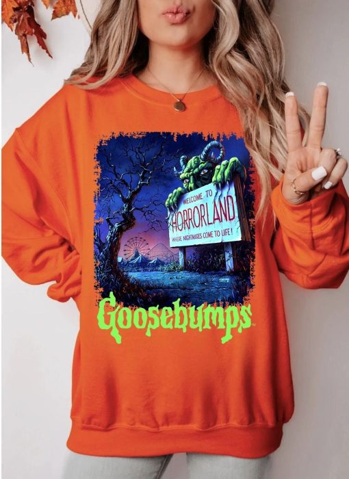 Goosebumps Horrorland Halloween Scary Sweatshirt