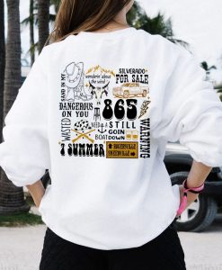 Morgan Wallen Dangerous Album Sweatshirt Back