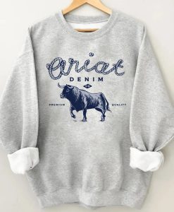 Ariat Denim Bull Cowboy Sweatshirt