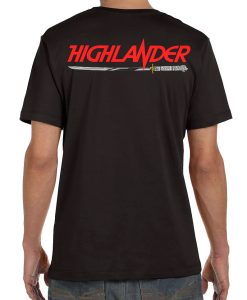 Highlander T Shirt Back