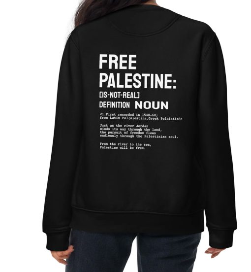 Free Palestine Sweatshirt Back