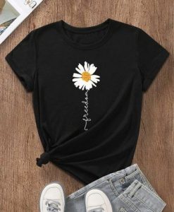 Freedom Flower T-Shirt fashion clothes thd