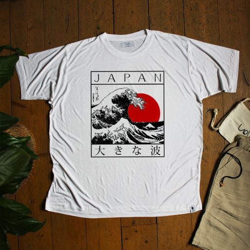 Great Wave of Kanagawa Organic Bamboo T-Shirt