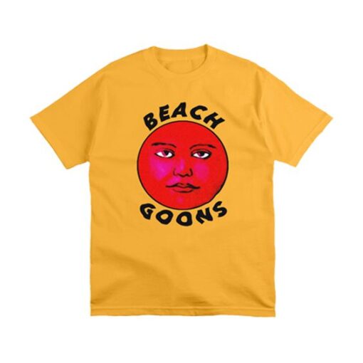 Beach Goons Hoodratscumbags Gold T Shirt