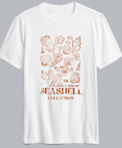 Casual Seashell Collection Beach Tshirt